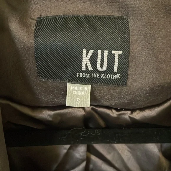 KUT From the Kloth Chocolate Jacket Size S - Picture 8 of 10